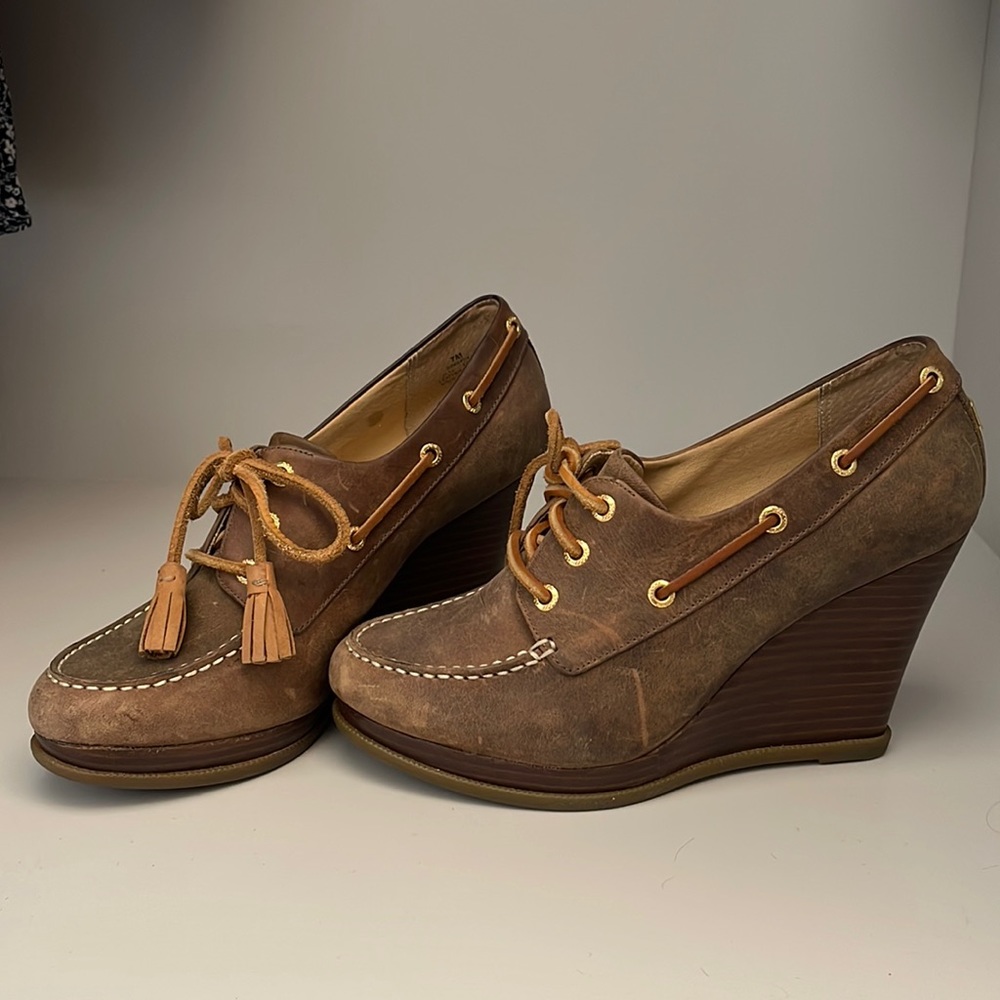 Speery wedge loafer